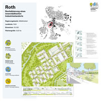 Projektsteckbrief der Stadt Roth mit Plänen, Visualisierungen und den wichtigsten zahlen zum LANDSTADT-Projekt