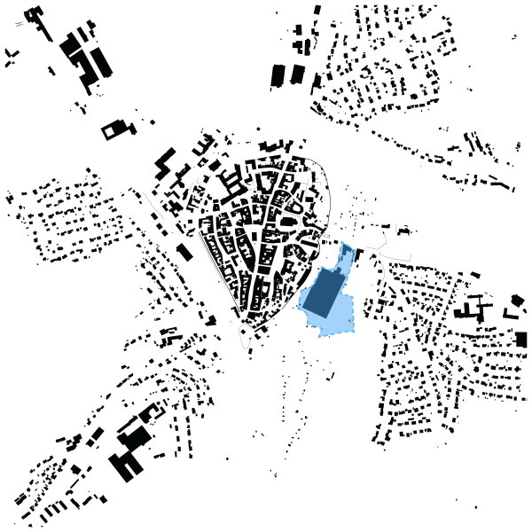 Schwarzplan der Modellkommune Münnerstadt