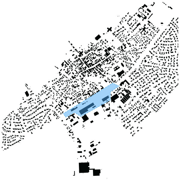 Schwarzplan der Modellkommune Geiselhöring
