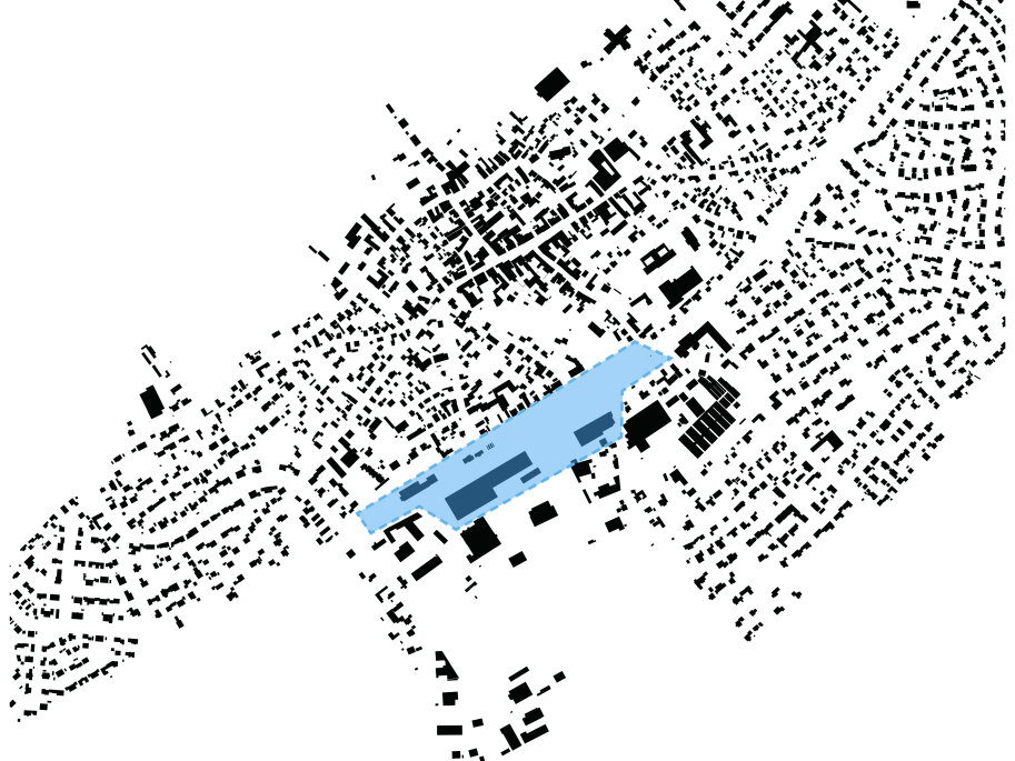 Schwarzplan der Modellkommune Geiselhöring