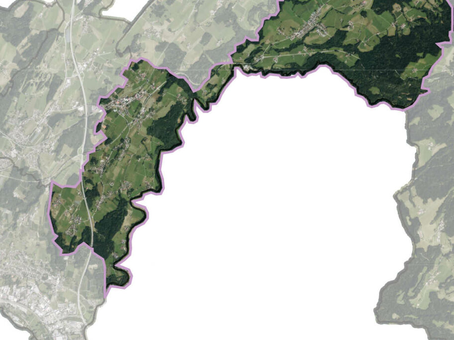 Luftbild der Gemeinden Sigmarszell