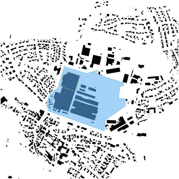 Schwarzplan der Modellkommune Mainleus