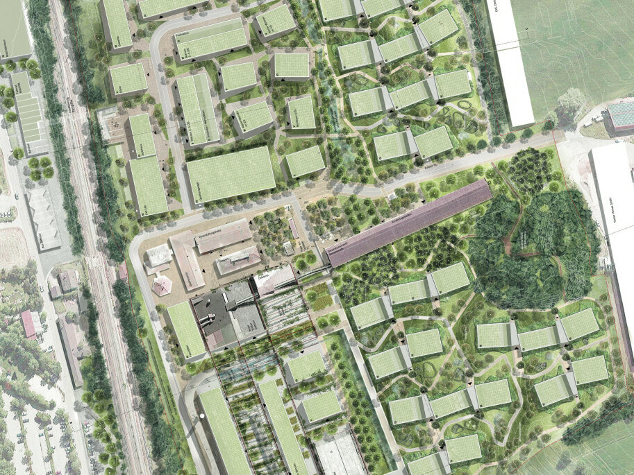 Lageplan der Modellkommune Dorfen