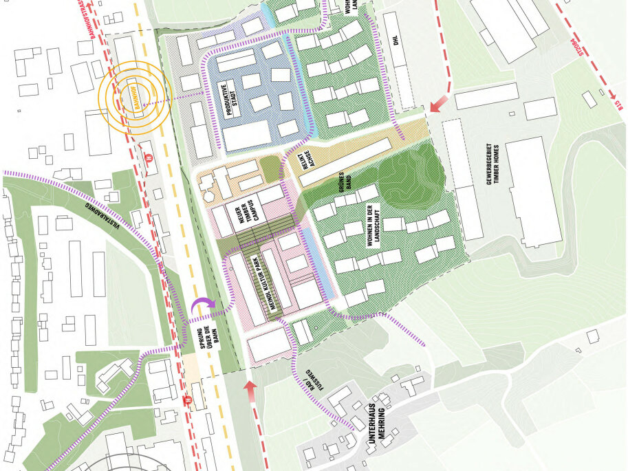 Strukturplan der Modellkommune Dorfen