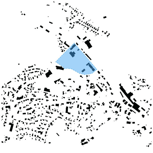 Schwarzplan der Modellkommune Spiegelau