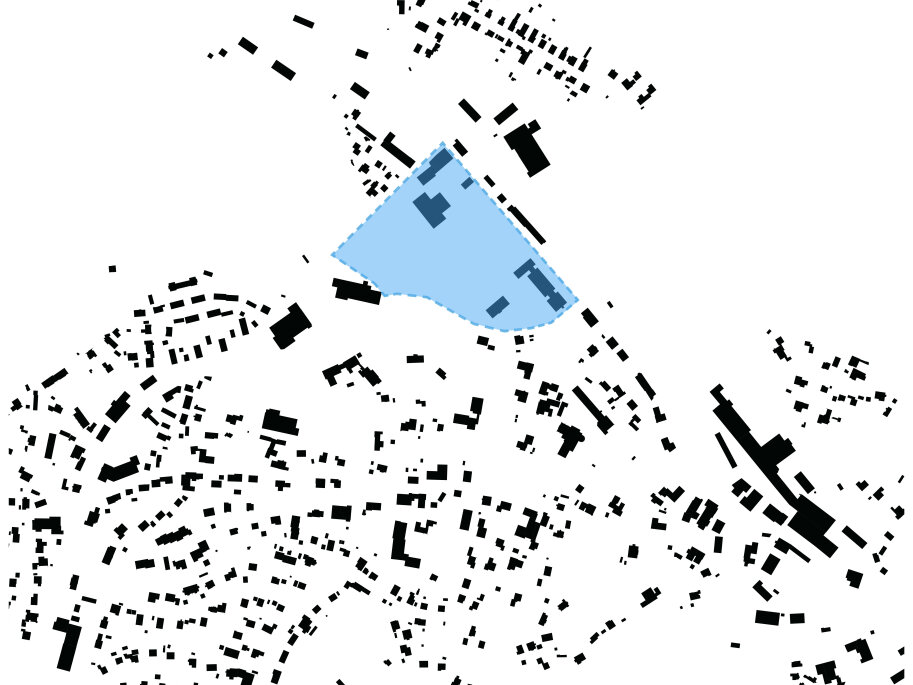 Schwarzplan der Modellkommune Spiegelau